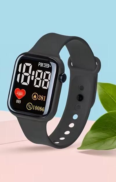 Men's and Women's Black Sports Watch